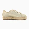 Vanessa Wu Baskets espadrilles Kourtney or imprimé zèbre à lacets< Baskets