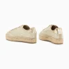 Vanessa Wu Baskets espadrilles Kourtney or imprimé zèbre à lacets< Baskets