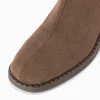 Vanessa Wu Bottines chaussettes Bobby taupe< Bottines