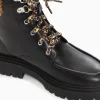 Vanessa Wu Bottines montagne Kirsten noires à fausse fourrure< Bottines