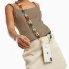 Vanessa Wu Chaîne de téléphone Noemie multicolore< Accessoires Pour Téléphone