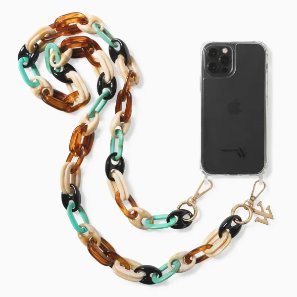 Vanessa Wu Chaîne de téléphone Noemie multicolore< Accessoires Pour Téléphone