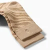 Vanessa Wu Chaussettes Brianna beige et zébré or< Chaussettes