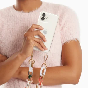 Vanessa Wu Coque pour iPhone Selena transparente à anneaux< Accessoires Pour Téléphone