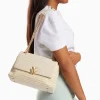 Vanessa Wu Sac à main Naomi ivoire à chaîne< Sacs
