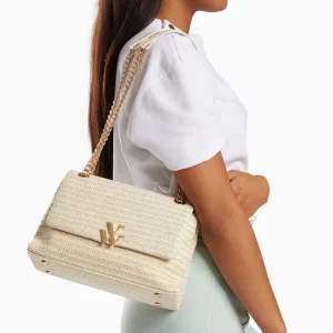 Vanessa Wu Sac à main Naomi ivoire à chaîne< Sacs