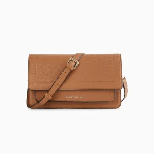 Vanessa Wu Sac Marga camel grainé< Sacs
